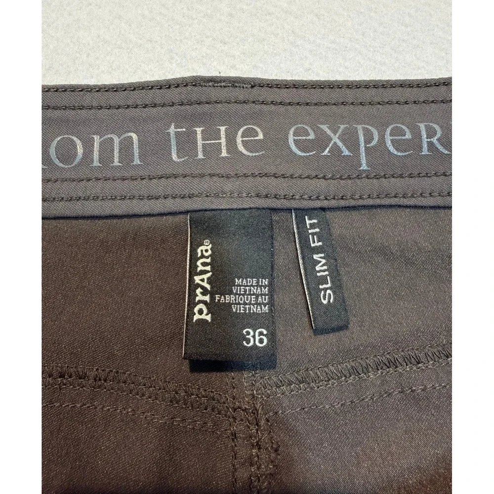 PrAna Mens Zion Stretch Slim Fit Outdoor Hiking Pants Size 36x29